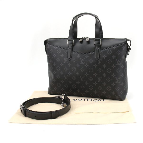 6 Louis Vuitton Monogram Eclipse Explorer Shoulder Bag Black