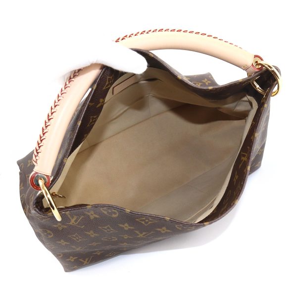 6 Louis Vuitton Monogram Artsy MM Shoulder Bag Brown Gold Hardware