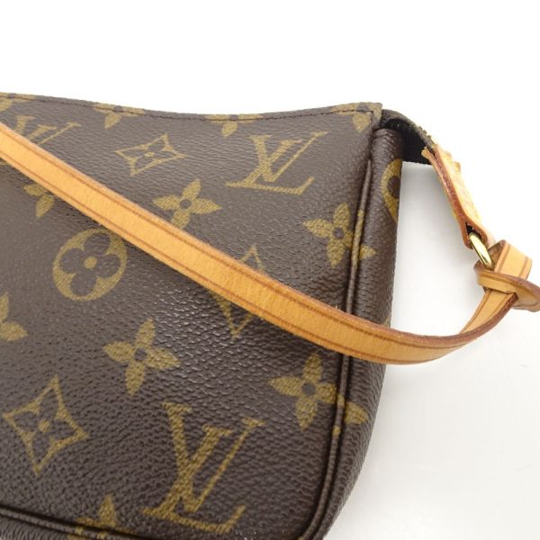 6 Louis Vuitton Monogram Pochette Accessoire Brown Accessory Pouch