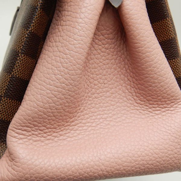 6 Louis Vuitton Damier Normandy Magnolia 2WAY Bag Brown