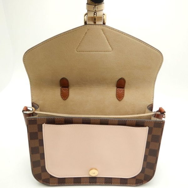 6 Louis Vuitton Damier Beaumarchais Ebene Venus Shoulder Bag Brown