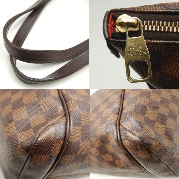 6 Louis Vuitton Damier Totally MM Ebene Shoulder Bag Brown