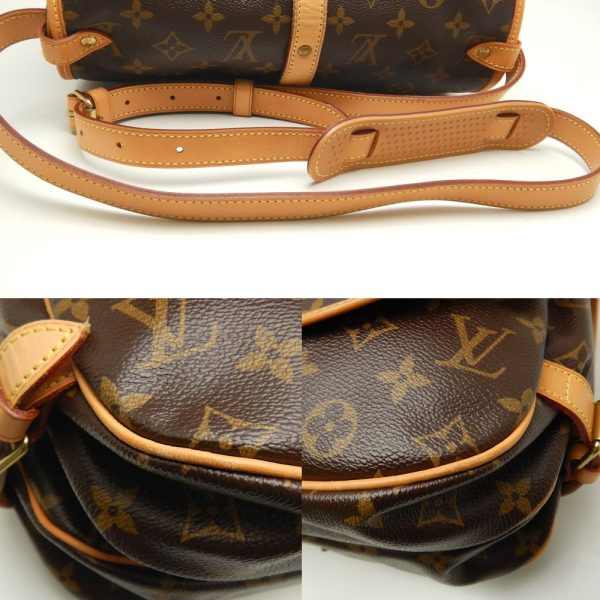 6 Louis Vuitton Monogram Saumur 30 Brown Diagonal Shoulder Bag