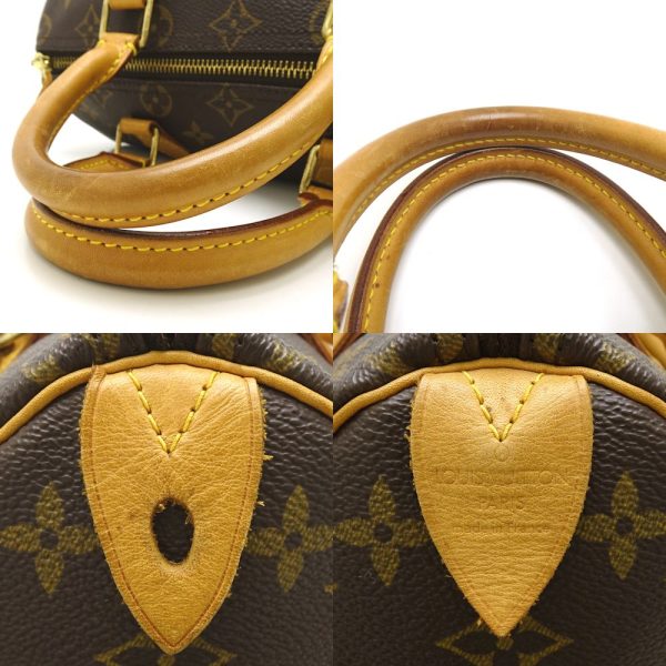 6 Louis Vuitton Monogram Speedy 25 Brown Mini Boston Bag