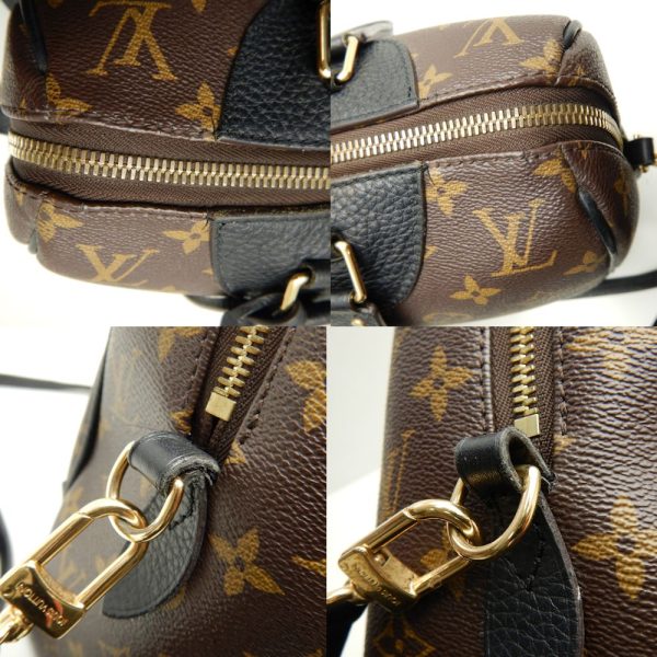 6 Louis Vuitton Monogram Retiro PM Noir 2WAY Bag Black