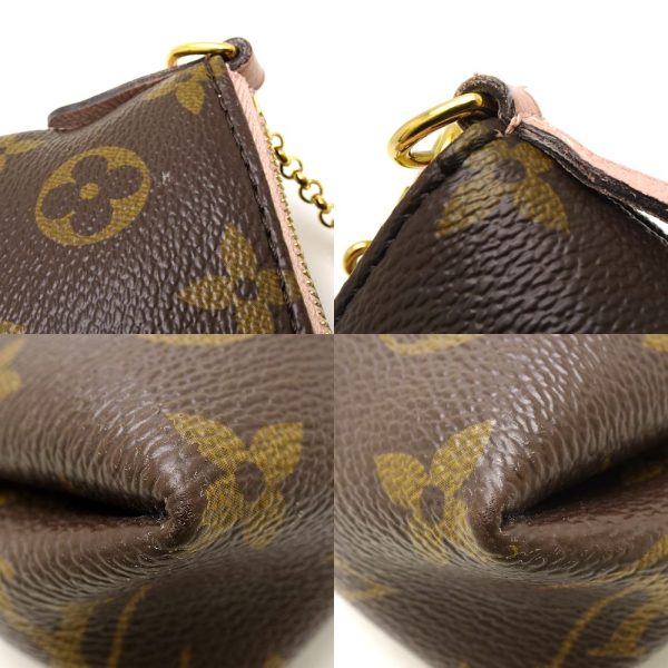 6 Louis Vuitton Monogram Para Scratch Brown 2WAY Bag Crossbody