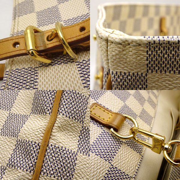 6 Louis Vuitton Damier Azur Cover MM Tote Bag