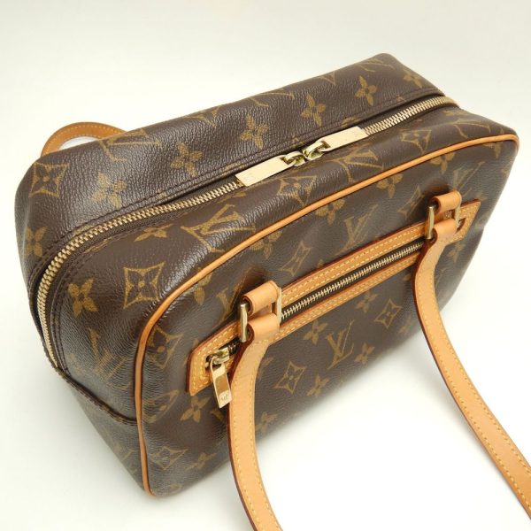 6 Louis Vuitton Monogram Cite MM Brown Shoulder Bag