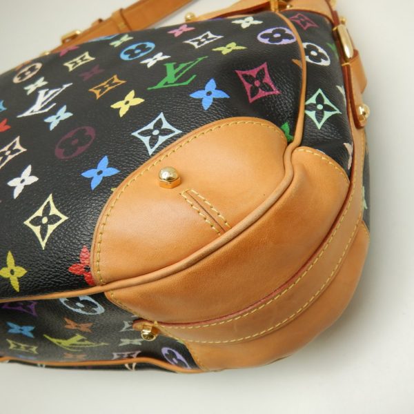 6 Louis Vuitton Multicolor Greta Noir Shoulder Bag