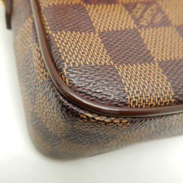 6 Louis Vuitton Damier Recoleta Ebene Handbag Brown