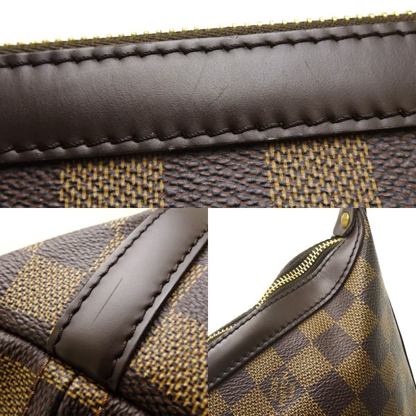 6 Louis Vuitton Damier Irovo MM Ebene Shoulder Bag Brown