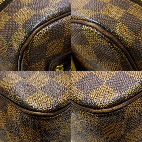 6 Louis Vuitton Damier Cite MM Ebene Shoulder Bag Brown