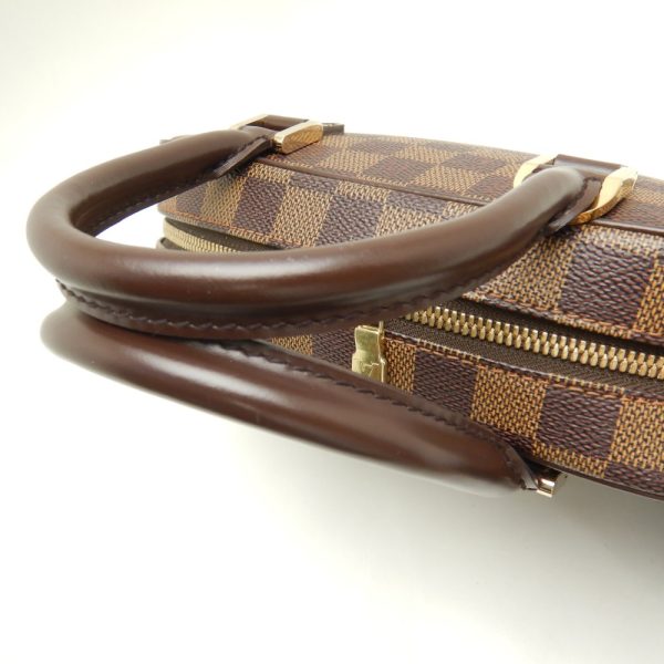 6 Louis Vuitton Damier Sarria Mini Ebene Handbag Brown