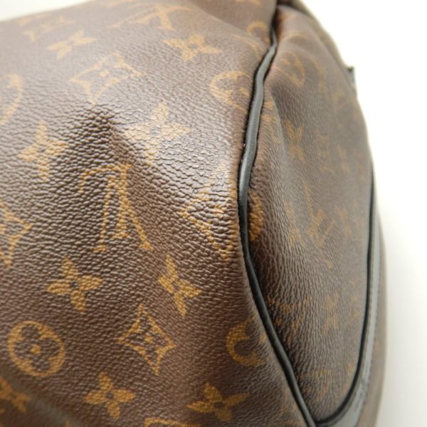 6 Louis Vuitton Monogram Macassar Keepall Bandouliere 55 Brown Boston Bag