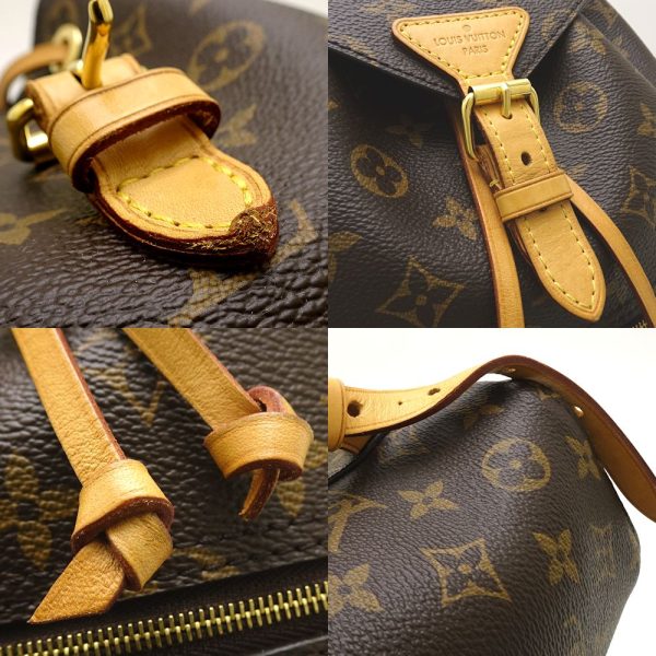 6 Louis Vuitton Monogram Montsouris MM Brown Backpack