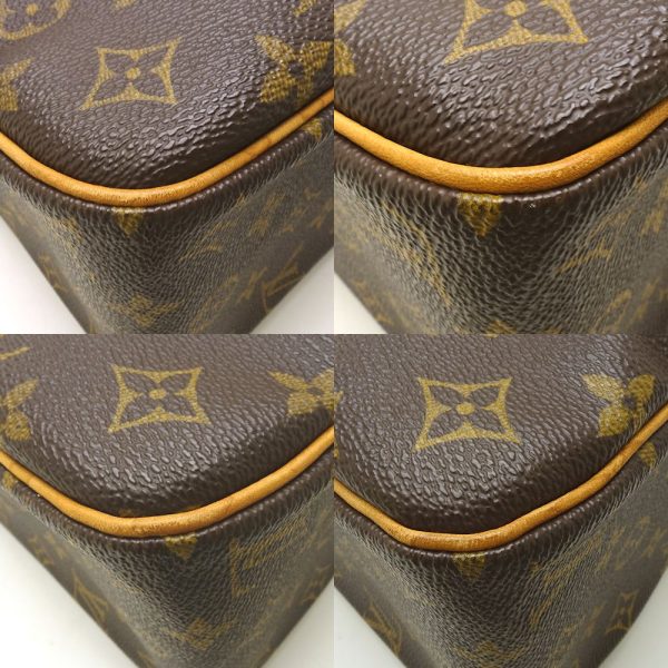 6 Louis Vuitton Monogram Cite GM Brown Shoulder Bag