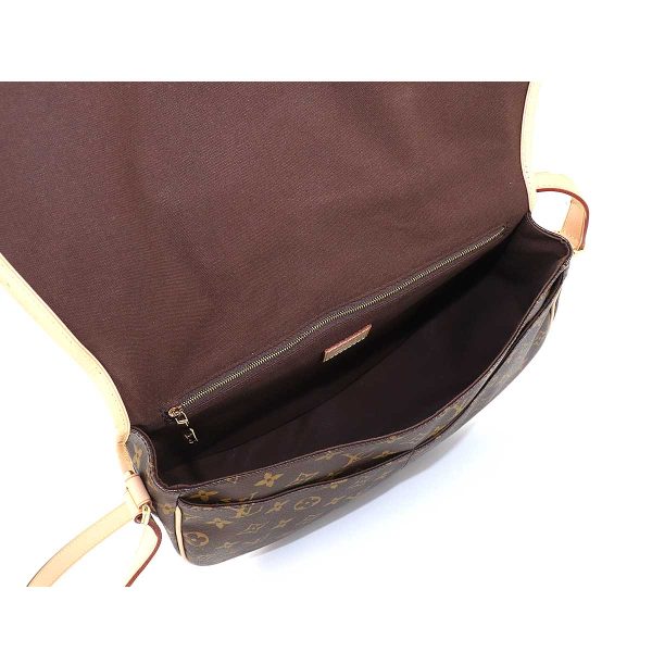 6 Louis Vuitton Monogram Menilmontant MM Shoulder Bag Brown Gold Metal Fittings