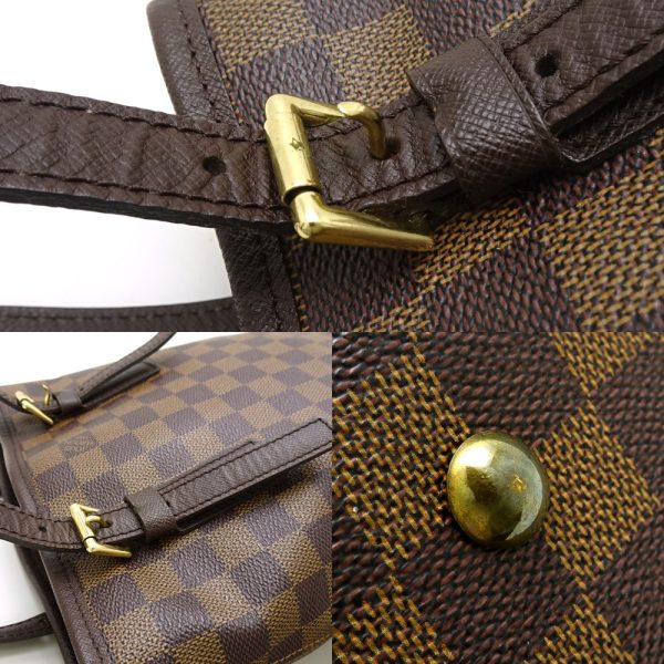 6 Louis Vuitton Damier Marais Ebene Shoulder Bag Brown