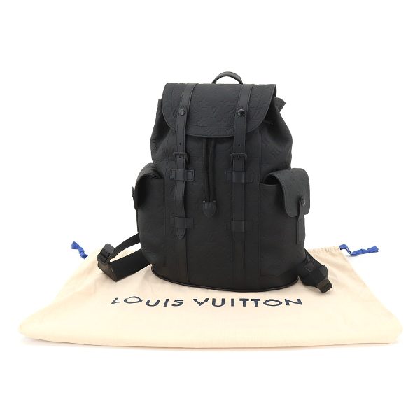 6 Louis Vuitton Monogram Christopher PM Backpack Rucksack Black