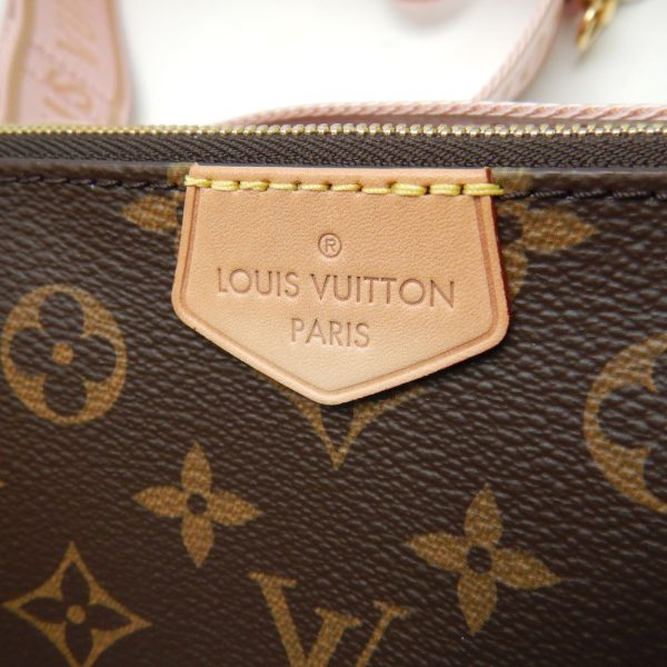 6 Louis Vuitton Monogram Multi Pochette Accessoire Rose Hanging