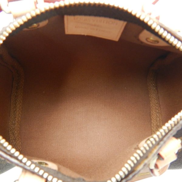 6 Louis Vuitton Monogram Nano Speedy Brown Mini Bag