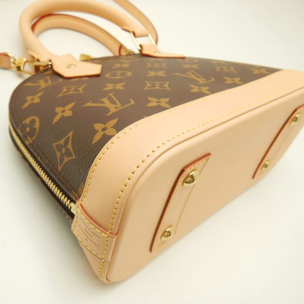 7 Louis Vuitton Monogram Alma BB Handbag Brown