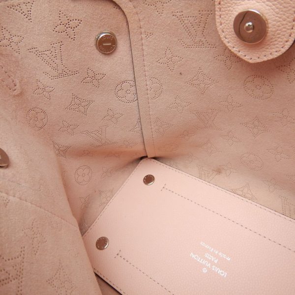 7 Louis Vuitton Hina PM Handbag Mahina Magnolia Pink