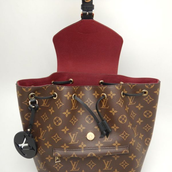 7 Louis Vuitton Monogram Montsouris PM Backpack Brown