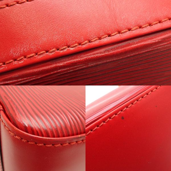 7 Louis Vuitton Epi Sablon Handbag Castilian Red