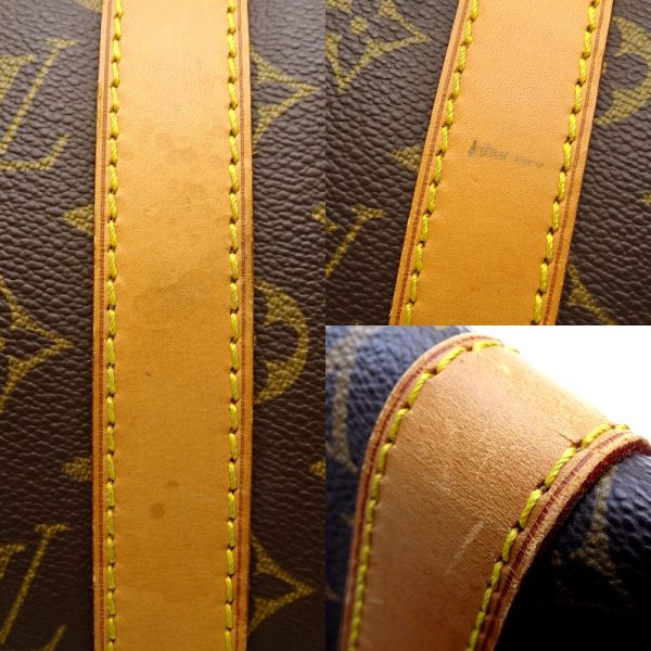 7 Louis Vuitton Monogram Keepall 50 Boston Bag Brown