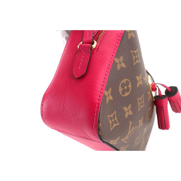 7 Louis Vuitton Monogram Saintonge Shoulder Bag Freesia Red