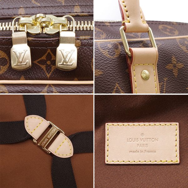 7 Llouis Vuitton Boston Bag Travel Bag Monogram Brown