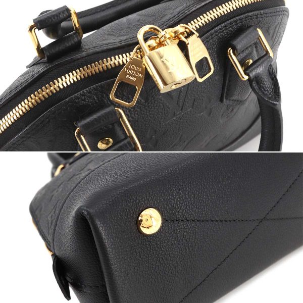 7 Louis Vuitton Monogram Emplant Neo Alma BB Shoulder Bag Leather Noir Black