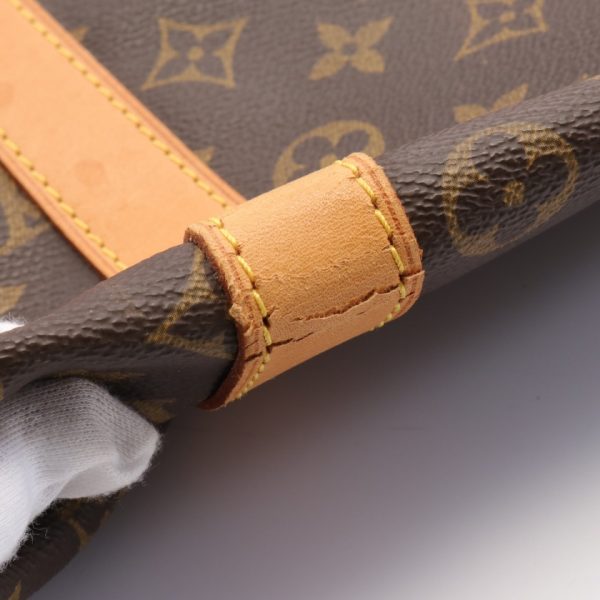 7 Louis Vuitton Keepall 55 Monogram Boston Bag Brown