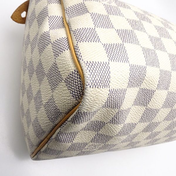 7 Louis Vuitton Damier Azur Speedy 25 Boston Bag