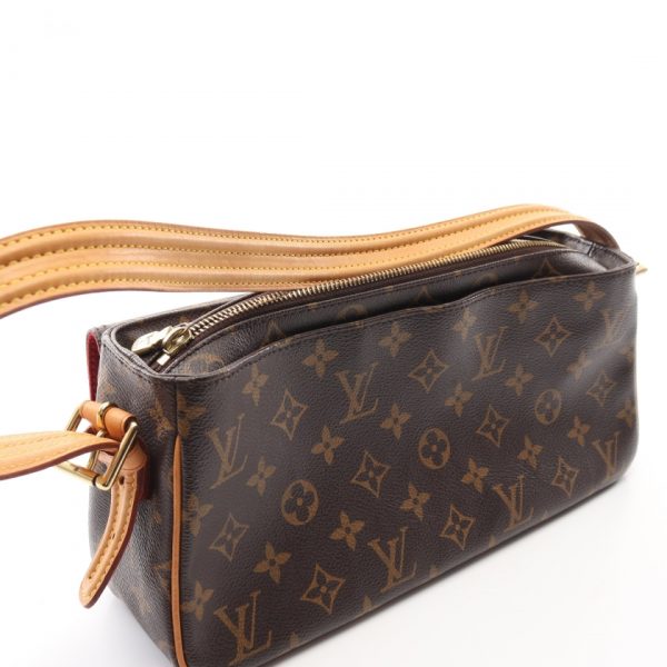 7 Louis Vuitton Vibasite MM Monogram Shoulder Bag Brown