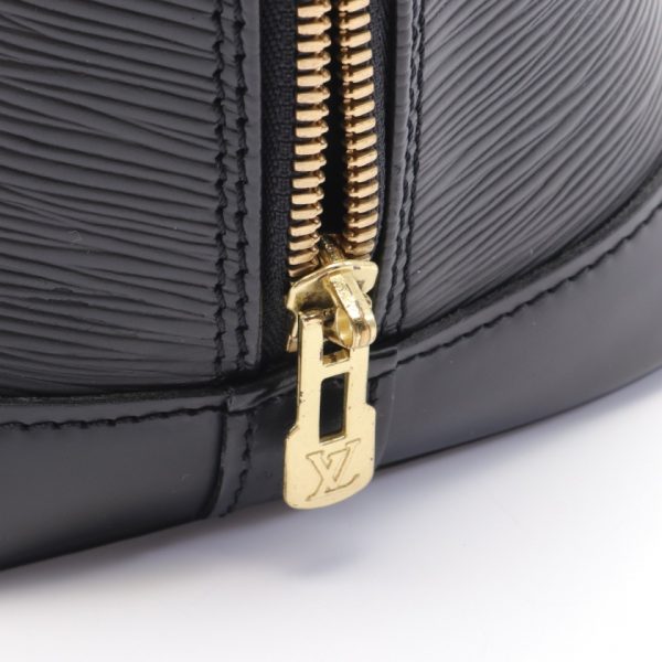 7 Louis Vuitton Alma Epi Noir Handbag Black