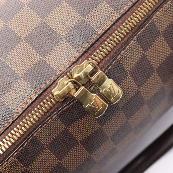 7 Louis Vuitton Rivera MM Damier Ebene Handbag Brown