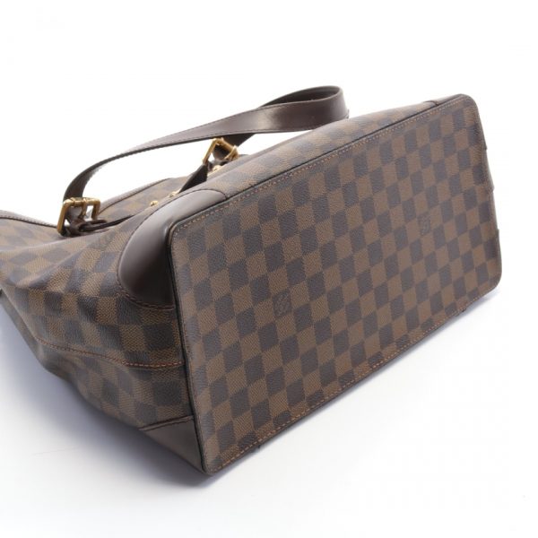 7 Louis Vuitton Hampstead MM Damier Ebene Shoulder Bag Brown