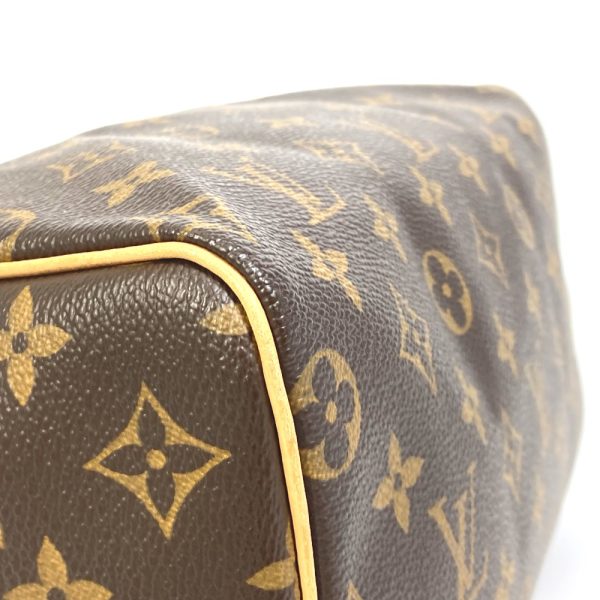 7 Louis Vuitton Monogram Speedy 25 Bag Mini Boston Bag Brown