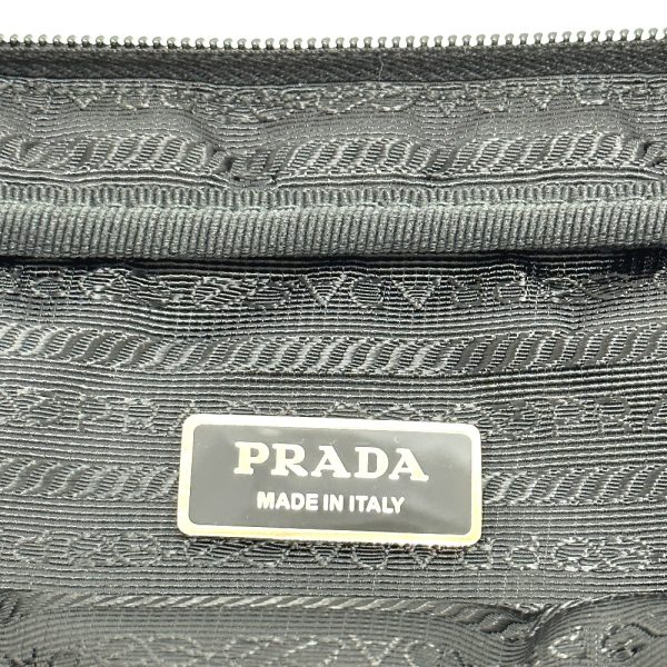 7 Prada Triangle Handbag Business Bag Nylon Black