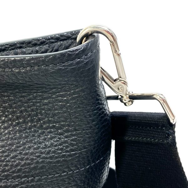 7 Prada Vitello Dyno Bucket Diagonal Shoulder Bag Black