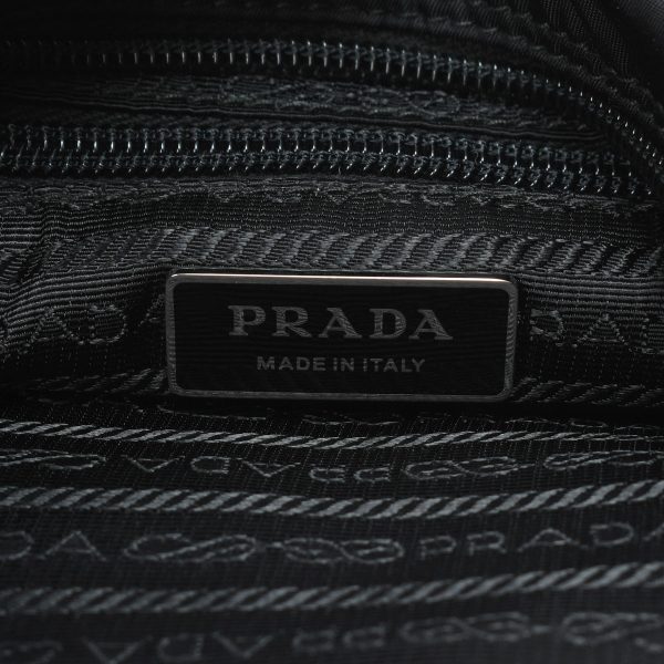 7 Prada Hardware Nylon Shoulder Bag Black