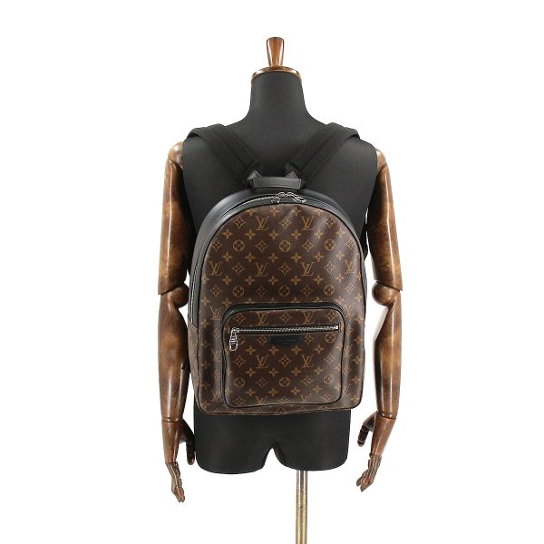 7 Louis Vuitton Monogram Macassar Josh Backpack Rucksack Brown Black