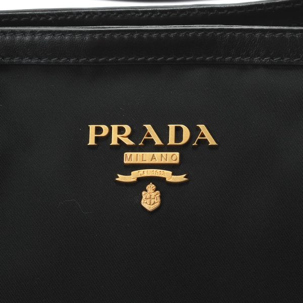 7 Prada Tote Bag Black Hardware Nylon