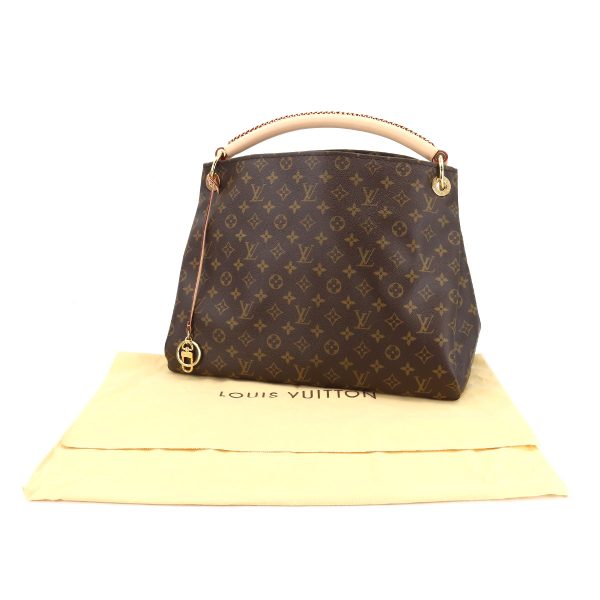 7 Louis Vuitton Monogram Artsy MM Shoulder Bag Brown Gold Hardware