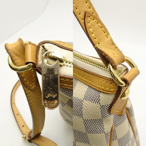 7 Louis Vuitton Damier Azur Siracusa PM Diagonal Shoulder Bag