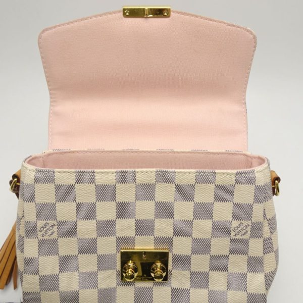 7 Louis Vuitton Damier Azur Croisette 2WAY Bag