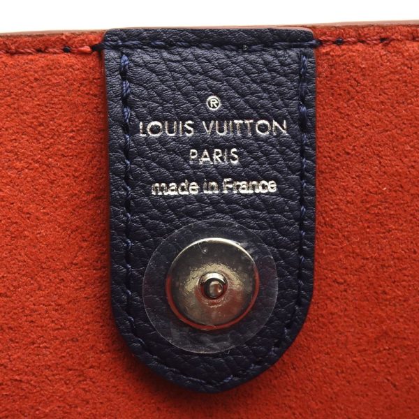 7 Louis Vuitton LockMe Calf Marine Rouge Tote Bag