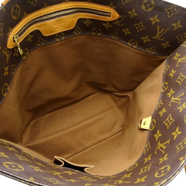 7 Louis Vuitton Monogram Sac Shopping Tote Brown